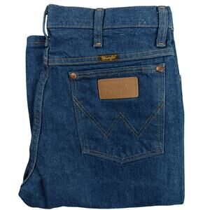 Vintage Wrangler Premium Performance Cowboy Cut 31X32 Blue Deadstock Rodeo Heavy